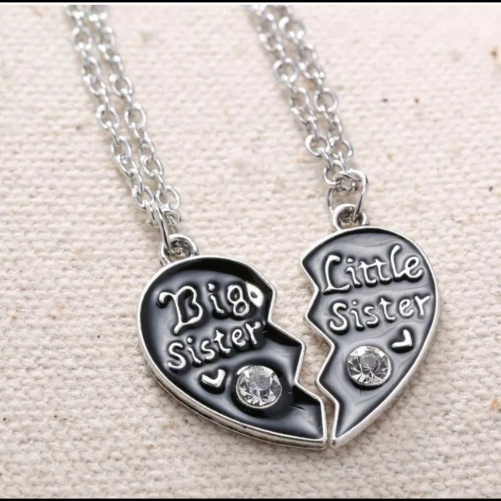 Big Sister Little Sister Fashion Heart BFF